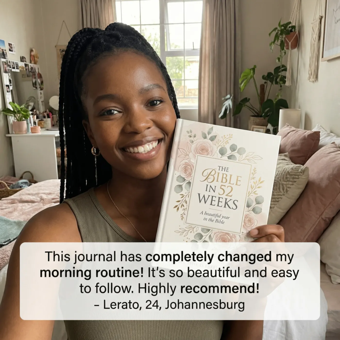 Lerato, 24, Johannesburg with The Bible in 52 Weeks